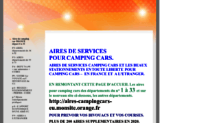 Aires-campingcars.monsite-orange.fr thumbnail