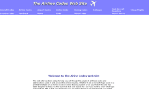 Airlinecodes.co.uk thumbnail