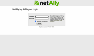 Airmagnet.netally.com thumbnail