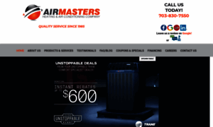 Airmasters-heating.com thumbnail
