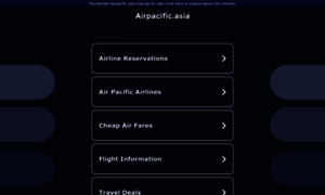 Airpacific.asia thumbnail