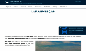 Airport-lima.com thumbnail