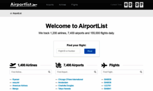 Airportlist.com thumbnail