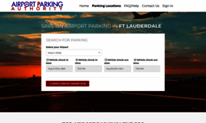 Airportparkingauthority.com thumbnail