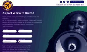 Airportworkersunited.org thumbnail