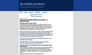 Airsafenews.com thumbnail