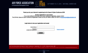 Airspacecyber2016.expotracker.net thumbnail