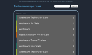 Airstreameurope.co.uk thumbnail