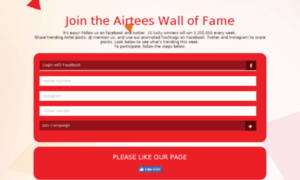 Airtelwalloffame.com thumbnail