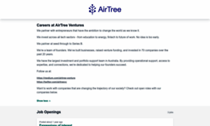 Airtree-ventures.workable.com thumbnail