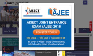 Aisectuniversity.ac.in thumbnail