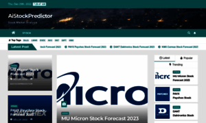 Aistockpredictor.com thumbnail