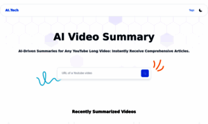 Aivideosummary.top thumbnail