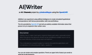 Aiwriter.email thumbnail
