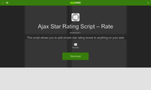 Ajax-star-rating-script-rate.apponic.com thumbnail
