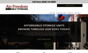 Ajofreedomselfstorage.com thumbnail