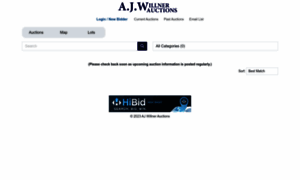 Ajwillnerauction.hibid.com thumbnail