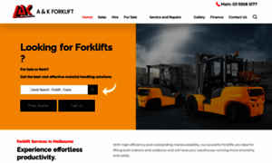 Akforklifts.com.au thumbnail