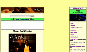 Akon-hits.com thumbnail