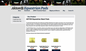 Akton-equestrian-pads.com thumbnail