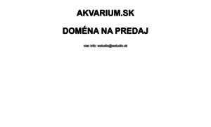 Akvarium.sk thumbnail