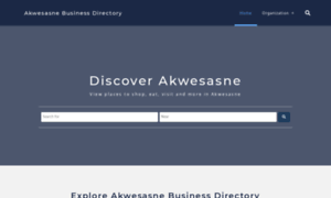 Akwesasnebusinessdirectory.com thumbnail