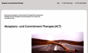 Akzeptanz-commitment-therapie.de thumbnail