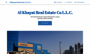 Al-khayat-real-estate-co-llc.business.site thumbnail