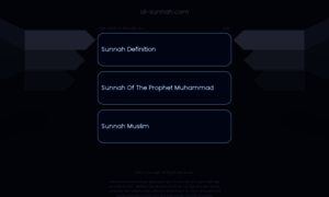 Al-sunnah.com thumbnail