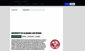 Alabama.lawschoolnumbers.com thumbnail