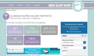 Alabama.nursesalaryreport.com thumbnail