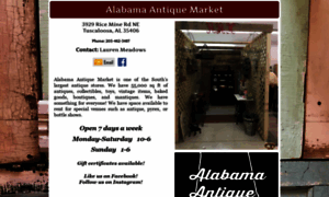 Alabamaantiquemarket.net thumbnail