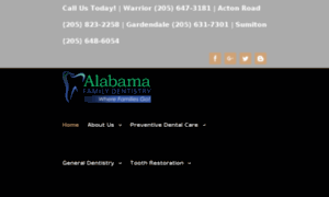 Alabamafamilydentists.com thumbnail