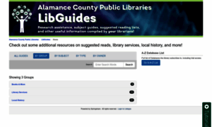 Alamancelibraries.libguides.com thumbnail