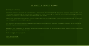 Alamedashadeshop.com thumbnail