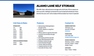 Alamolanestorage.com thumbnail