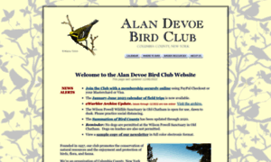 Alandevoebirdclub.org thumbnail