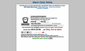 Alarmclock.thetimetube.com thumbnail