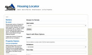 Alaskahousinglocator.us thumbnail