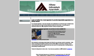 Albanyadirondackappraisalsllc.appraiserxsites.com thumbnail