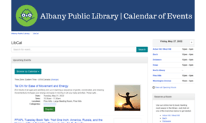 Albanypubliclibrary.libcal.com thumbnail