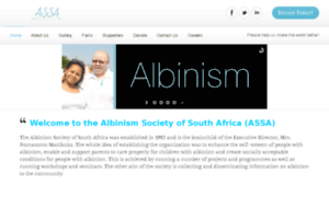 Albinism.org.za thumbnail