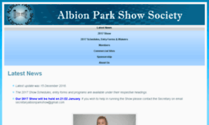 Albionparkshow.org.au thumbnail