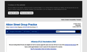 Albionstreetgrouppractice.co.uk thumbnail