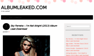 Albumleaked.wordpress.com thumbnail