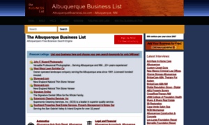 Albuquerque.businesslistus.com thumbnail