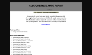 Albuquerqueautorepair.net thumbnail