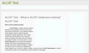 Alcattest.net thumbnail