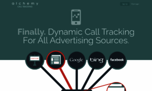 Alchemycalltracking.com thumbnail