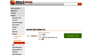 Alcohol-soft-toolbar.softwareandgames.com thumbnail